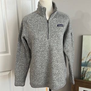 Women’s Patagonia Gray Zip Sweater Large